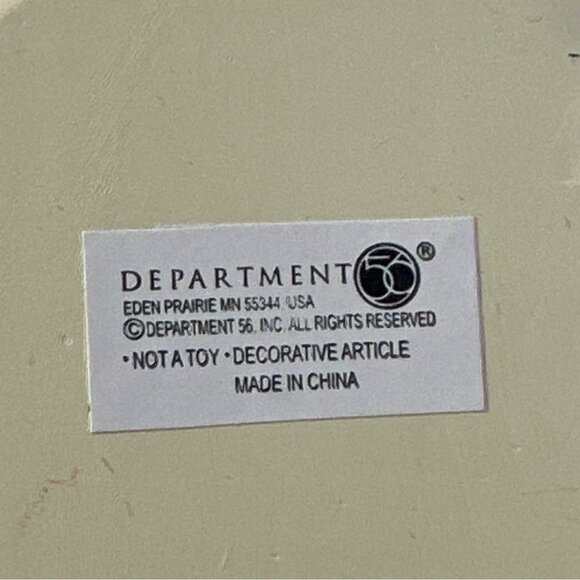 Dept 56 Snowpinions Snowman ''NAUGHTY OR NICE" Angel with Red Hat Christmas - Picture 5 of 5